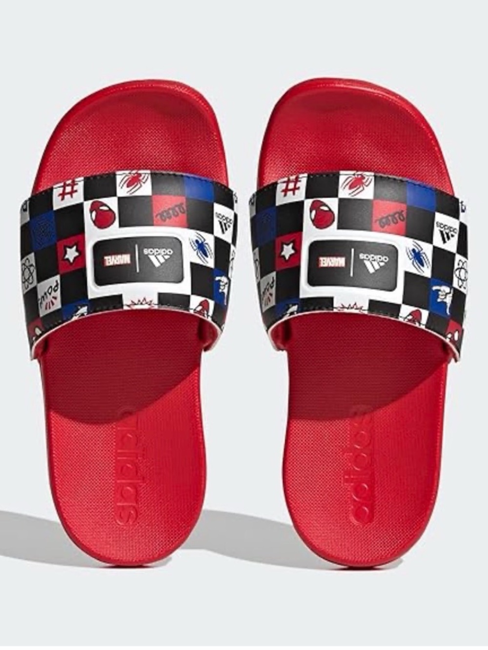 adidas Kids Adilette Spider-Man Slides